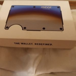 Ridge wallet burnt titanium